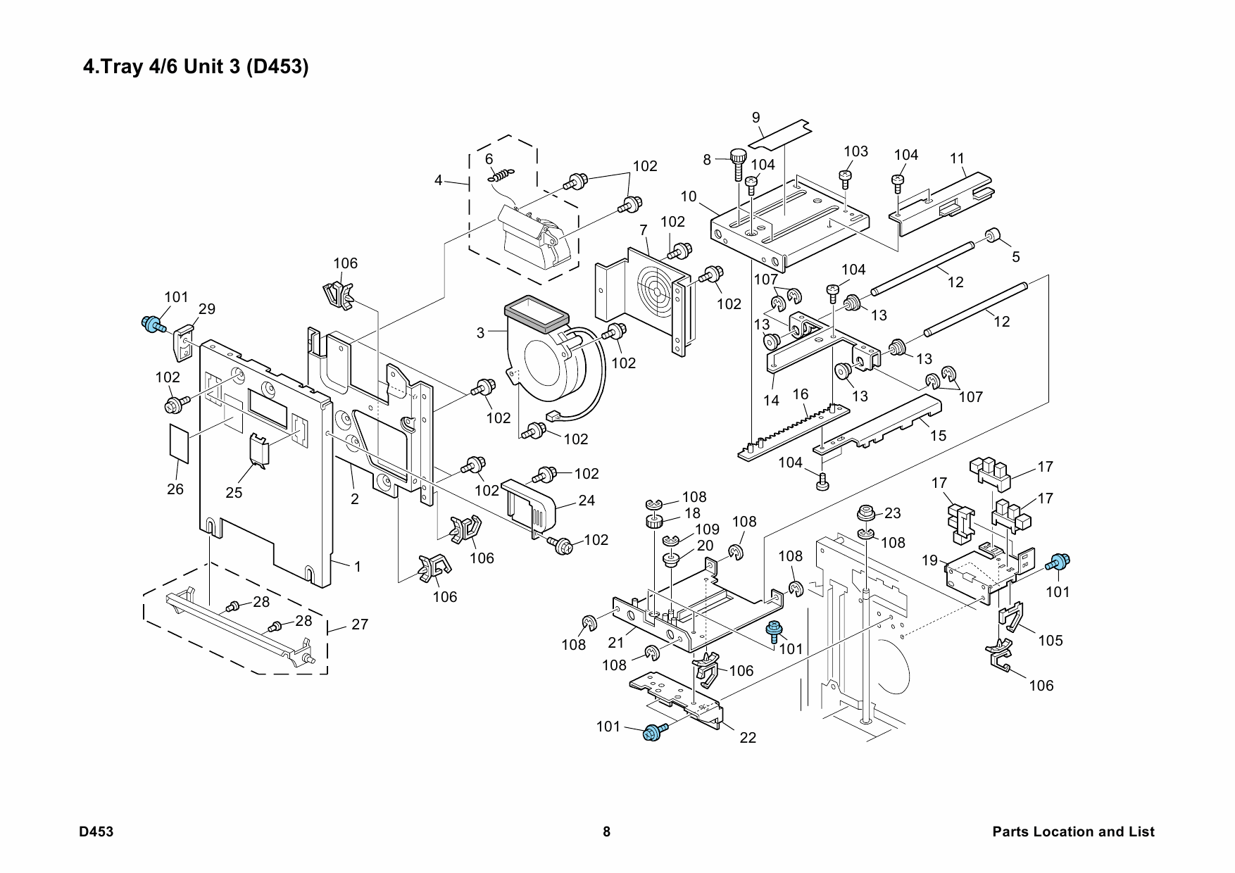 RICOH Options D453 LCIT-RT5040 Parts Catalog PDF download-5